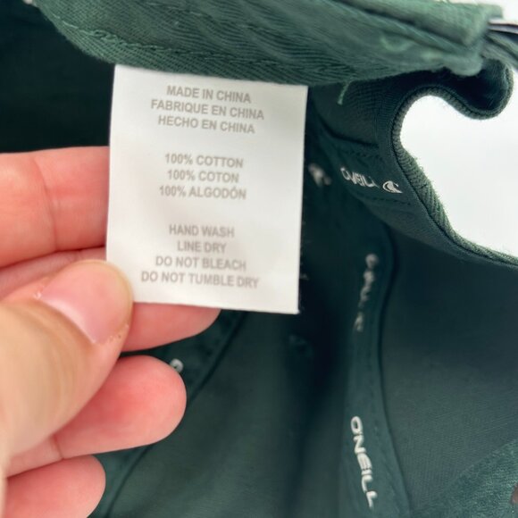 O’Neill Embroidered Hibiscus Hat – Forest Green (Adjustable) - Picture 6 of 7